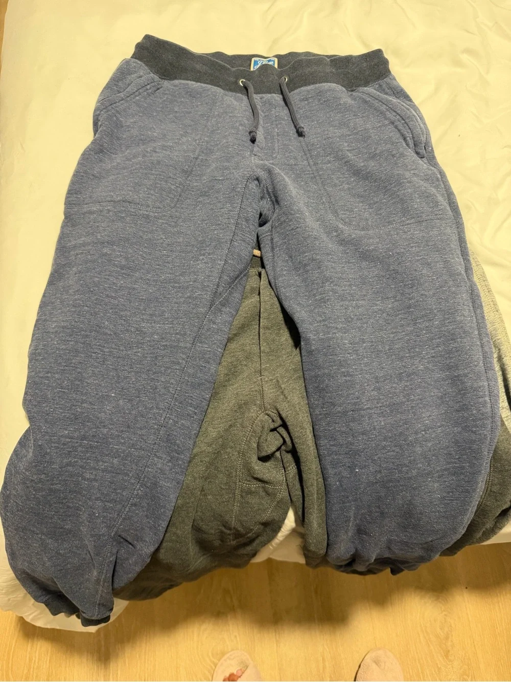 J. Crew Mens 3 Sweatpants - Gray and Navy